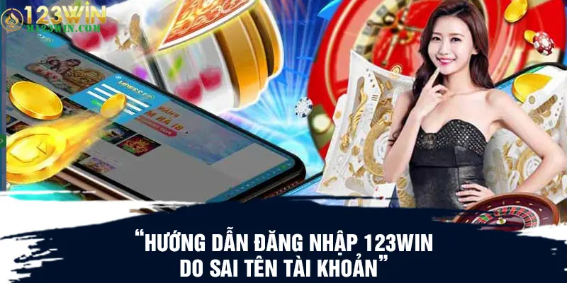 Hướng dẫn đăng nhập 123WIN do sai tên tài khoản 
